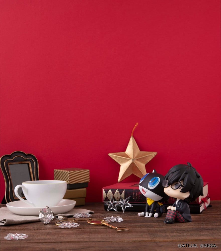 Persona 5 the Royal Look Up PVC Figures 2-Pack Hero & Morgana 11 cm (with gift) - Megahouse Statues