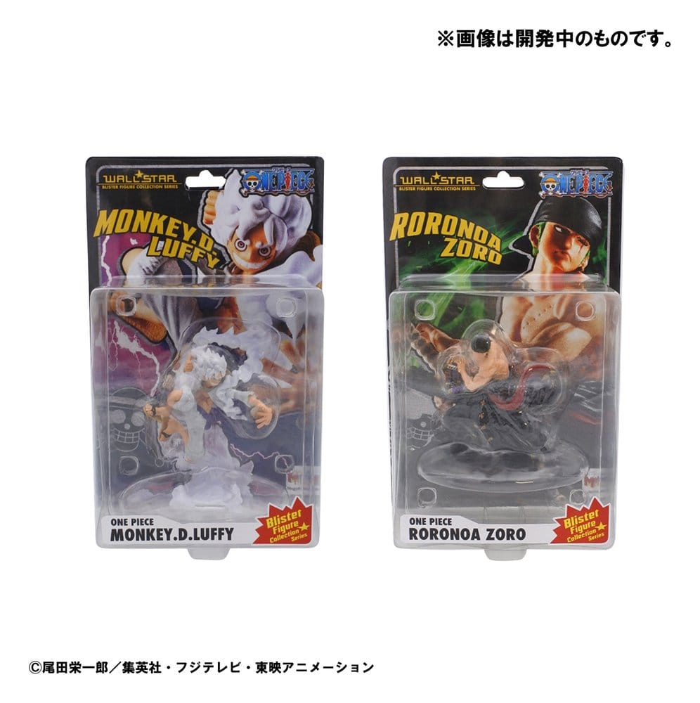 One Piece Wallstar PVC Figures 2-Pack Monkey D. Luffy Gear Fifth & Roronoa Zoro (with gift)