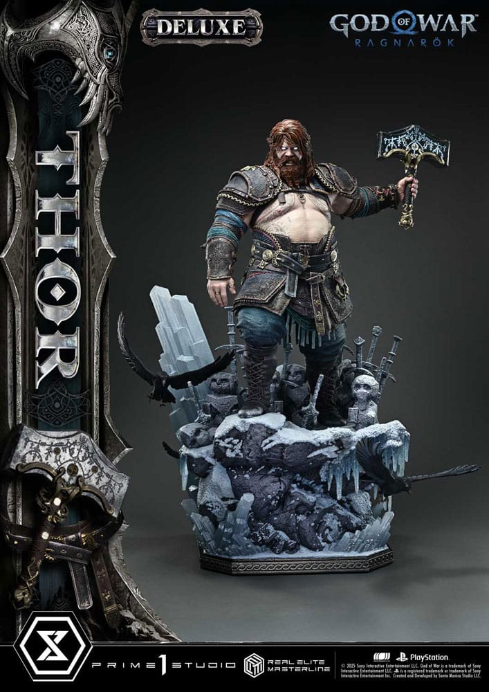 God of War: Ragnarok: Thor (Deluxe Ver.): Real Elite Masterline: 1/3 Scale Statue
