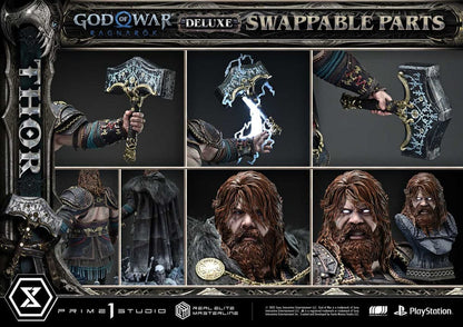 God of War: Ragnarok: Thor (Deluxe Ver.): Real Elite Masterline: 1/3 Scale Statue