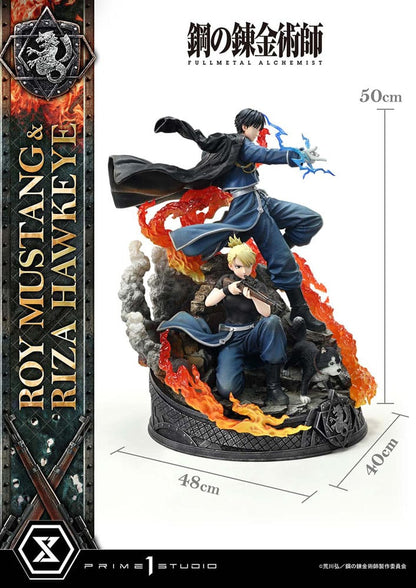 Fullmetal Alchemist Concept Masterline Statue 1/6 Roy Mustang & Riza Hawkeye Deluxe Version 50 cm - Prime 1 Studio Statues & Busts