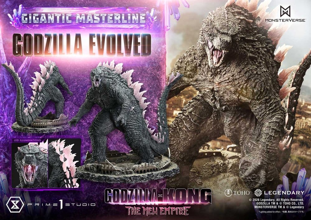 Godzilla x Kong: The New Empire (Film) Gigantic Masterline Series Statue Godzilla Evolved 93 cm - Prime 1 Studio Statues & Busts
