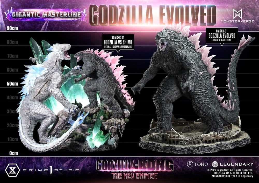 Godzilla x Kong: The New Empire (Film) Gigantic Masterline Series Statue Godzilla Evolved 93 cm - Prime 1 Studio Statues & Busts