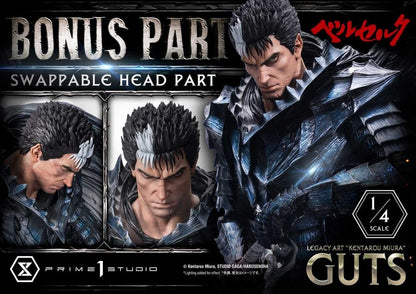 Berserk Legacy Art "Kentarou Miura" Guts Bonus Version 1/4 Scale Statue