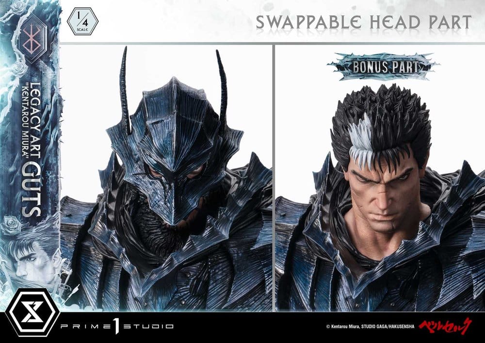 Berserk Legacy Art "Kentarou Miura" Guts Bonus Version 1/4 Scale Statue
