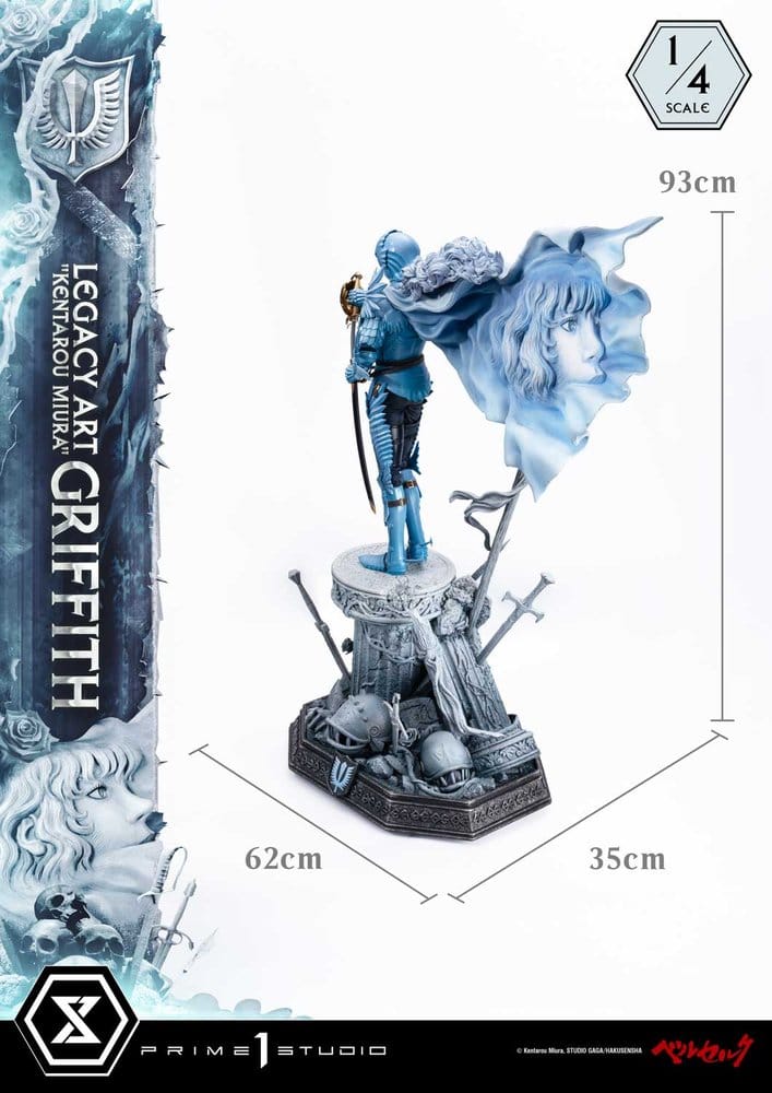 Berserk Legacy Art "Kentarou Miura" Griffith 1/4 Scale Statue