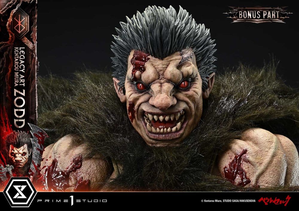 Berserk Legacy Art "Kentarou Miura" Statue 1/4 Zodd DX Bonus Version 88 cm - Prime 1 Studio Statues