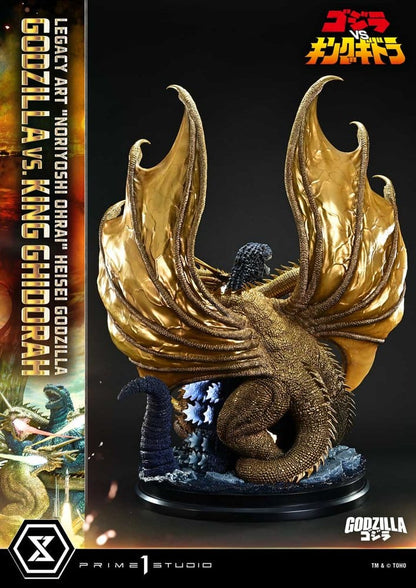 Godzilla Legacy Art "Noriyoshi Ohrai" Statue Heisei Godzilla Godzilla vs. King Ghidorah Bonus Version 82 cm - Prime 1 Studio Statues