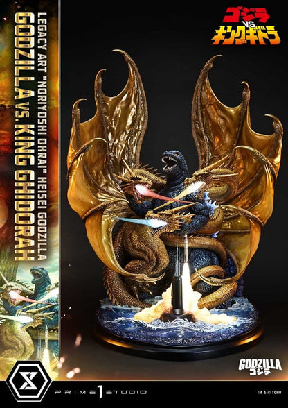Godzilla Legacy Art "Noriyoshi Ohrai" Statue Heisei Godzilla Godzilla vs. King Ghidorah Bonus Version 82 cm - Prime 1 Studio Statues