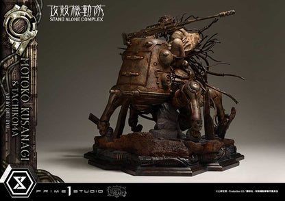 Ghost in the Shell Stand Alone Complex The Legend of Beauty and the Beast Statue 1/4 Motoko Kusanagi & Tachikoma Art by Entei Ryu Bonus Version 53 cm - Prime 1 Studio Statues & Busts