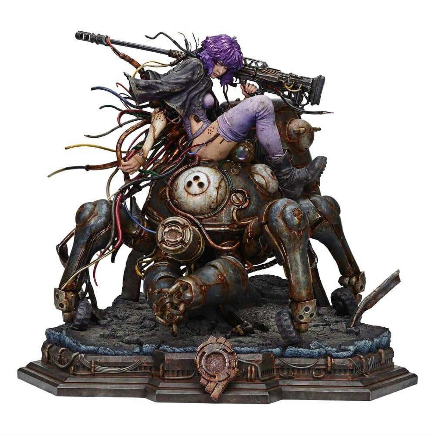 Ghost in the Shell Stand Alone Complex The Legend of Beauty and the Beast Statue 1/4 Motoko Kusanagi & Tachikoma Character color Art by Entei Ryu 53 cm - Prime 1 Studio Statues & Busts