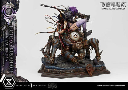 Ghost in the Shell Stand Alone Complex The Legend of Beauty and the Beast Statue 1/4 Motoko Kusanagi & Tachikoma Character color Art by Entei Ryu 53 cm - Prime 1 Studio Statues & Busts