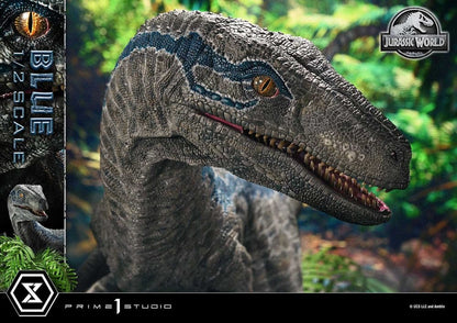 Jurassic World: Fallen Kingdom (Film) Legacy Museum Collection Statue 1/2 Blue 88 cm - Prime 1 Studio Statues & Busts