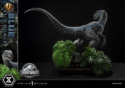Jurassic World: Fallen Kingdom (Film) Legacy Museum Collection Statue 1/2 Blue 88 cm - Prime 1 Studio Statues & Busts