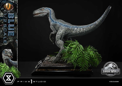 Jurassic World: Fallen Kingdom (Film) Legacy Museum Collection Statue 1/2 Blue 88 cm - Prime 1 Studio Statues & Busts