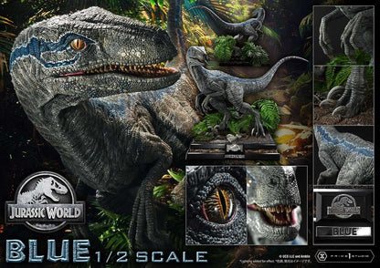 Jurassic World: Fallen Kingdom (Film) Legacy Museum Collection Statue 1/2 Blue Bonus Version 88 cm - Prime 1 Studio Statues & Busts