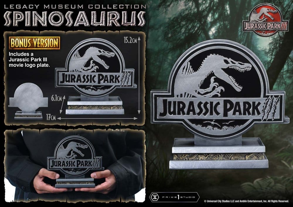 Jurassic Park Legacy Museum Collection Statue 1/6 Spinosaurus Bonus Version - Prime 1 Studio Statues