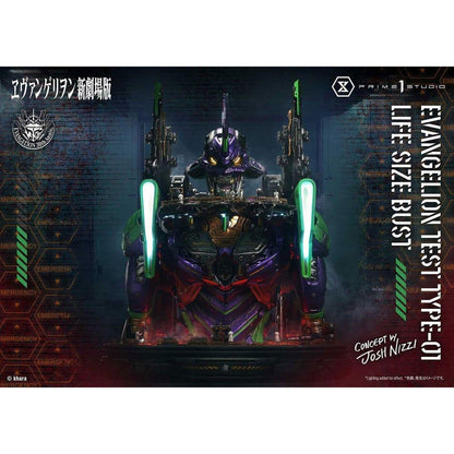 Neon Genesis Evangelion Life Size Bust 1/1 Test Type-01 (Concept by Josh Nizzi) 86 cm - Prime 1 Studio Statues & Busts
