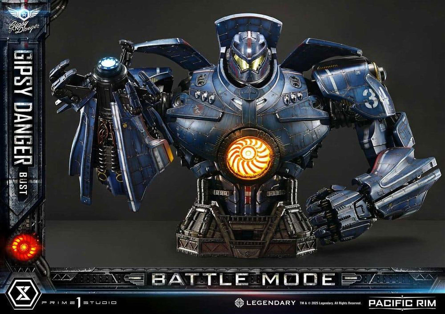 Pacific Rim Life Size Bust 1/1 Gipsy Danger Battle Mode 75 cm - Prime 1 Studio Lifesize Busts