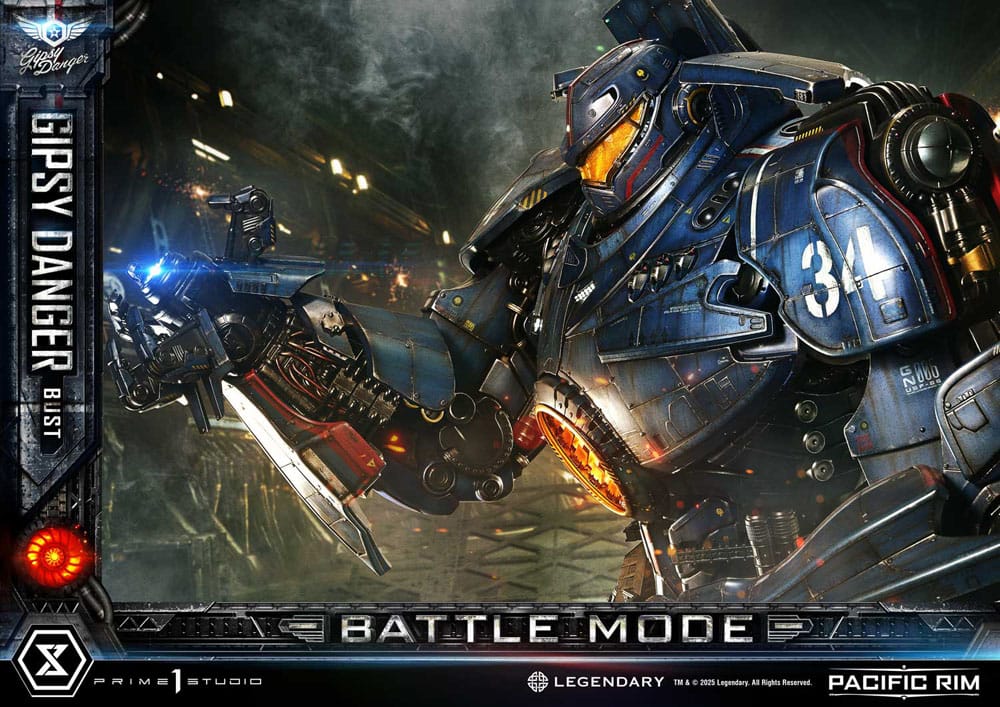 Pacific Rim Life Size Bust 1/1 Gipsy Danger Battle Mode 75 cm - Prime 1 Studio Lifesize Busts