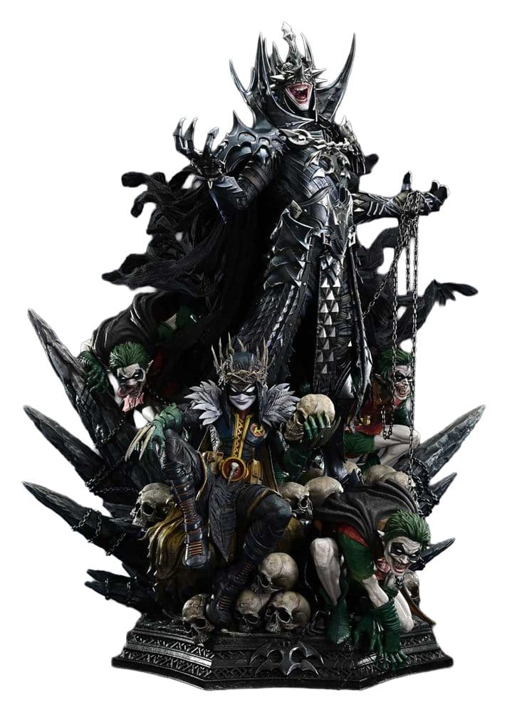 DC Comics Museum Masterline Statue 1/3 Dark Nights: Death Metal The Batman Who Laughs & Robin King 85 cm
