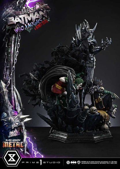 DC Comics Museum Masterline Statue 1/3 Dark Nights: Death Metal The Batman Who Laughs & Robin King 85 cm