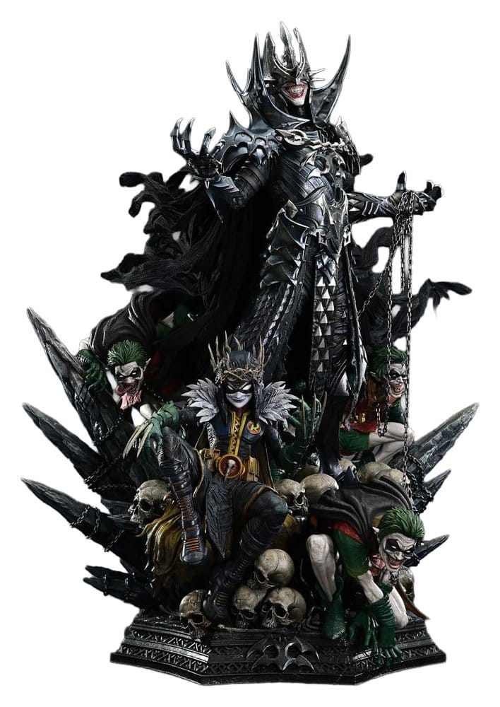 DC Comics Museum Masterline Statue 1/3 Dark Nights: Death Metal The Batman Who Laughs & Robin King Deluxe Version 85 cm