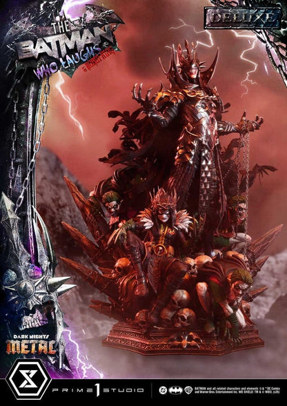 DC Comics Museum Masterline Statue 1/3 Dark Nights: Death Metal The Batman Who Laughs & Robin King Deluxe Version 85 cm