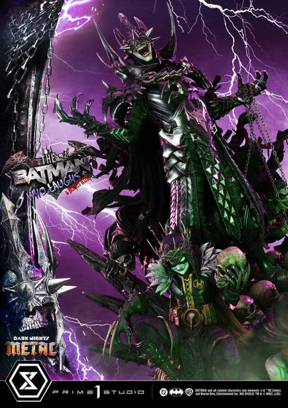 DC Comics Museum Masterline Statue 1/3 Dark Nights: Death Metal The Batman Who Laughs & Robin King Deluxe Version 85 cm