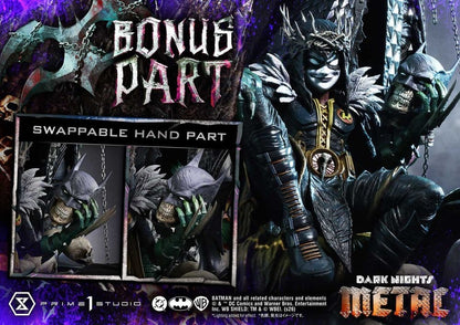 DC Comics Museum Masterline Statue 1/3 Dark Nights: Death Metal The Batman Who Laughs & Robin King DX Bonus 85 cm