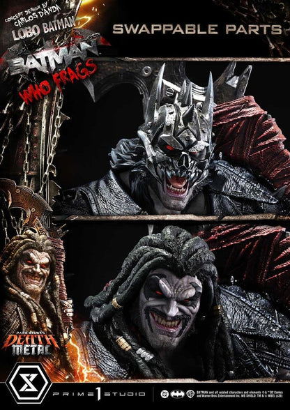 Dark Nights: Death Metal Museum Masterline Statue 1/3 Lobo Batman: Batman Who Frags 81 cm