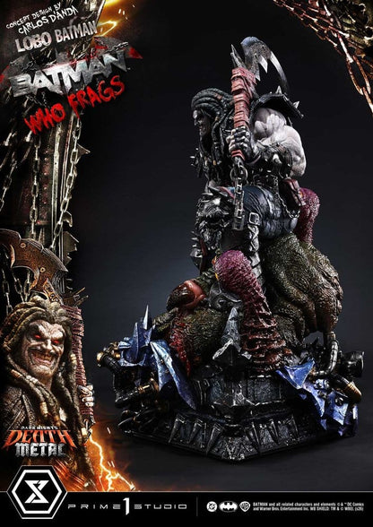 Dark Nights: Death Metal Museum Masterline Statue 1/3 Lobo Batman: Batman Who Frags 81 cm
