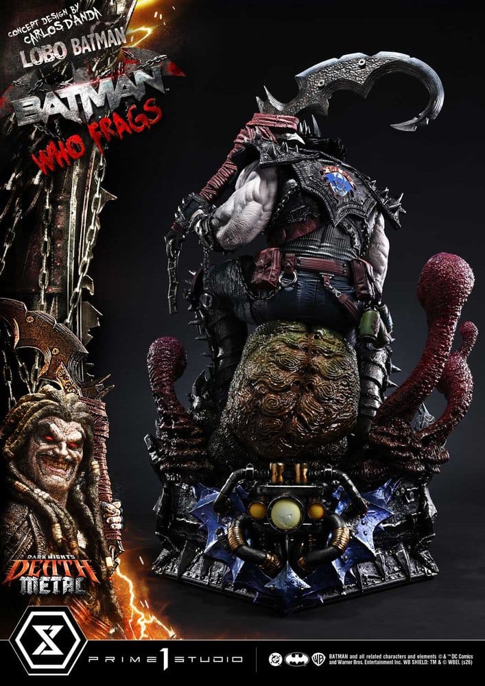 Dark Nights: Death Metal Museum Masterline Statue 1/3 Lobo Batman: Batman Who Frags 81 cm