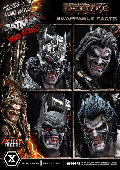 Dark Nights: Death Metal Museum Masterline Statue 1/3 Lobo Batman: Batman Who Frags Deluxe Version 81 cm