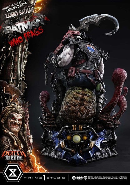 Dark Nights: Death Metal Museum Masterline Statue 1/3 Lobo Batman: Batman Who Frags Deluxe Version 81 cm