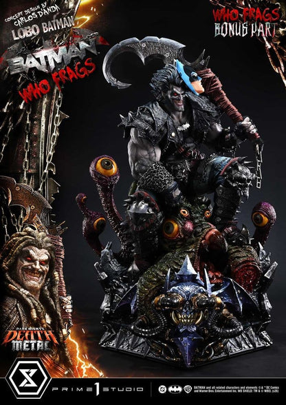 Dark Nights: Death Metal Museum Masterline Statue 1/3 Lobo Batman: Batman Who Frags Deluxe Bonus Version 81 cm