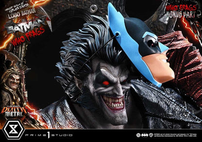 Dark Nights: Death Metal Museum Masterline Statue 1/3 Lobo Batman: Batman Who Frags Deluxe Bonus Version 81 cm