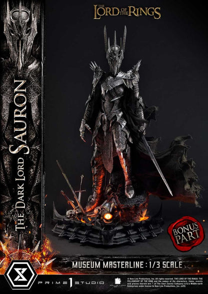 Lord of the Rings Museum Masterline Series Statue 1/3 The Dark Lord Sauron Bonus Version 117 cm - Prime 1 Studio Statues