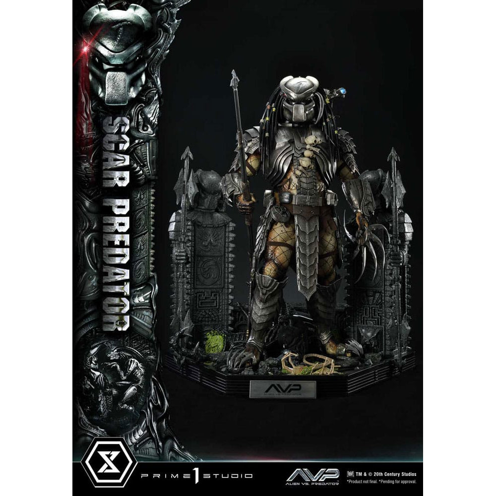 The Alien vs. Predator Museum Masterline Series Statue 1/3 Scar Predator 93 cm - Prime 1 Studio Statues