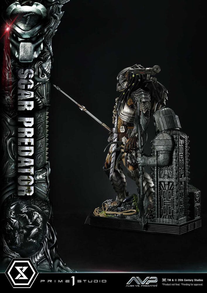The Alien vs. Predator Museum Masterline Series Statue 1/3 Scar Predator 93 cm - Prime 1 Studio Statues