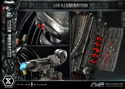 The Alien vs. Predator Museum Masterline Series Statue 1/3 Scar Predator Deluxe Bonus Version 93 cm - Prime 1 Studio Statues