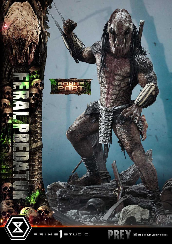 Prey (Movie) Museum Masterline Series Statue 1/3 Feral Predator Deluxe Bonus Version 89 cm - Prime 1 Studio Statues