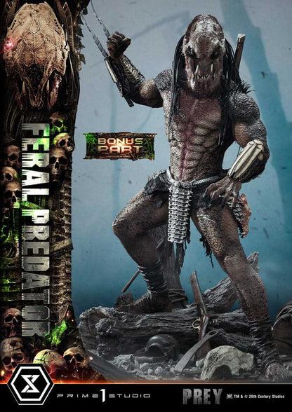 Prey (Movie) Museum Masterline Series Statue 1/3 Feral Predator Deluxe Bonus Version 89 cm - Prime 1 Studio Statues