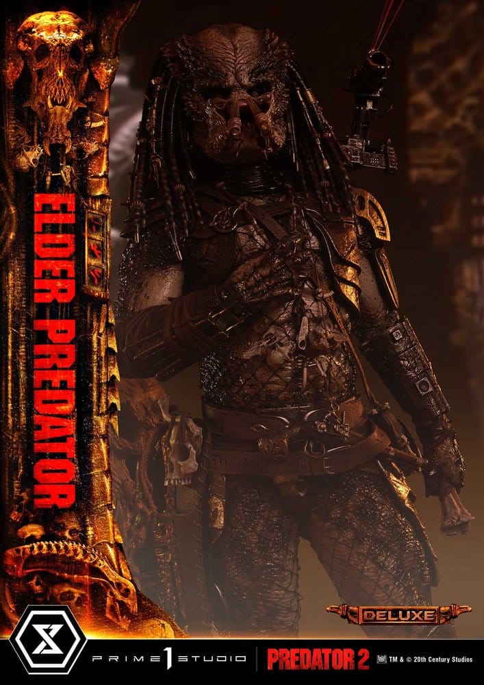 Predator 2 (Film) Museum Masterline Statue 1/3 Elder Predator Deluxe Version