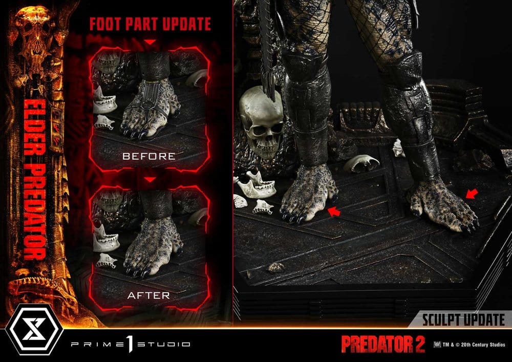 Predator 2 (Film) Museum Masterline Statue 1/3 Elder Predator Deluxe Version