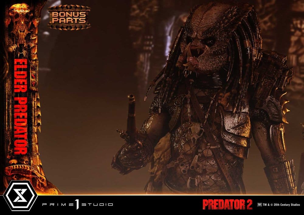 Predator 2 (Film) Museum Masterline Statue 1/3 Elder Predator DX Bonus Version