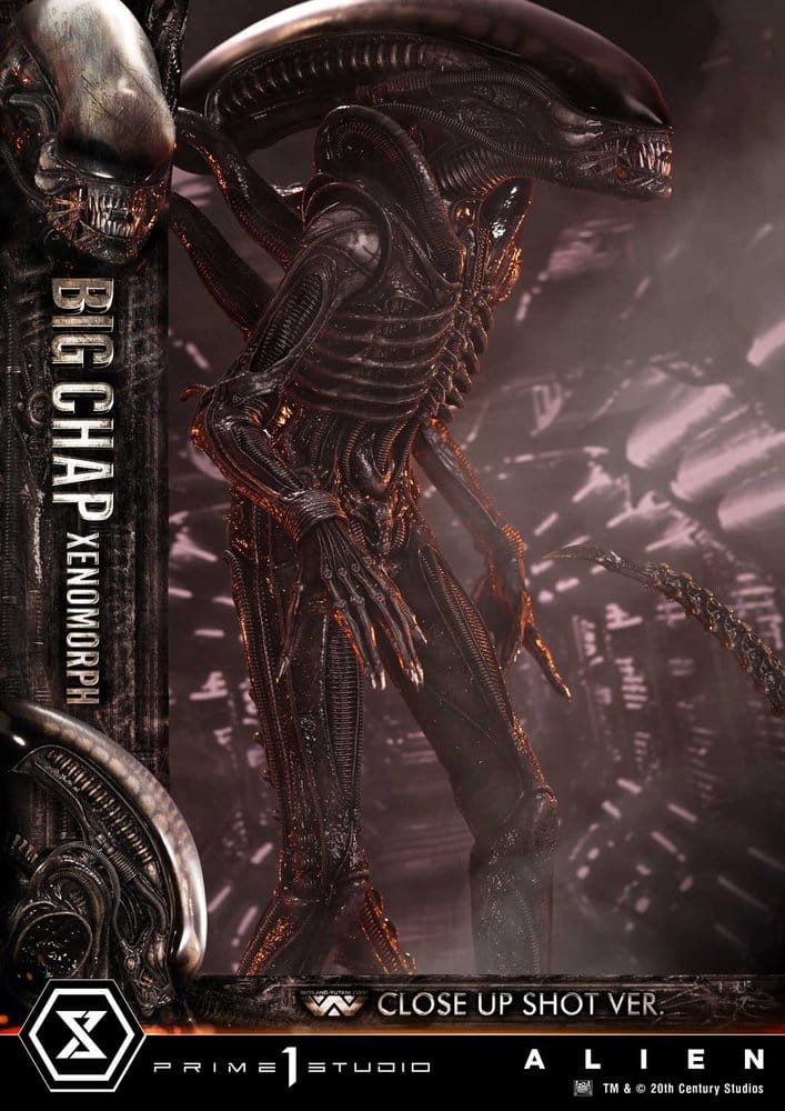 Alien (Film) Museum Masterline XL Statue 1/3 Big Chap Xenomorph Close Up Shot Ver. 100 cm - Prime 1 Studio Statues