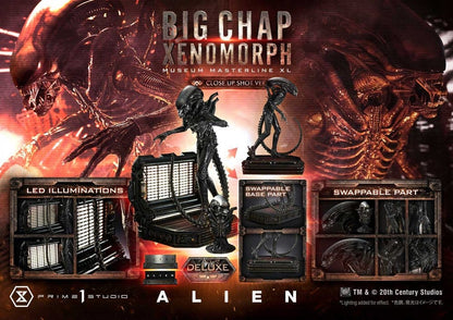 Alien (Film) Museum Masterline XL Statue 1/3 Big Chap Xenomorph Close Up Shot Ver. Deluxe Version 100 cm - Prime 1 Studio Statues