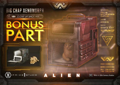 Alien (Film) Museum Masterline XL Statue 1/3 Big Chap Xenomorph Close Up Shot Ver. DX Bonus Version 100 cm - Prime 1 Studio Statues