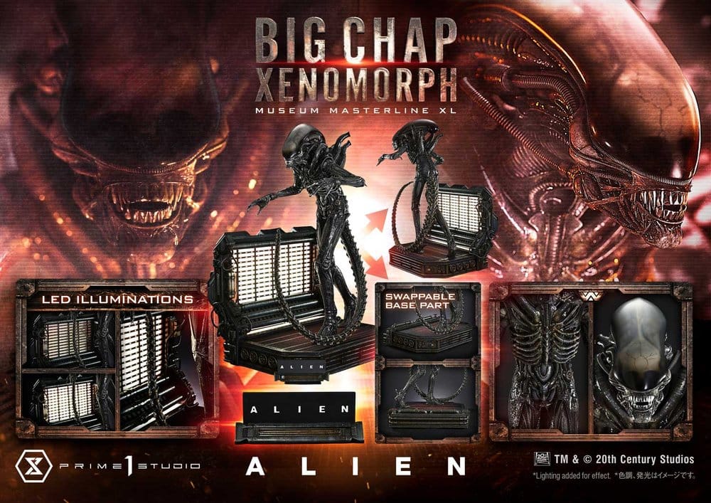 Alien Museum Masterline XL Statue 1/3 Big Chap Xenomorph Regular Ver. 100 cm - Prime 1 Studio Statues & Busts